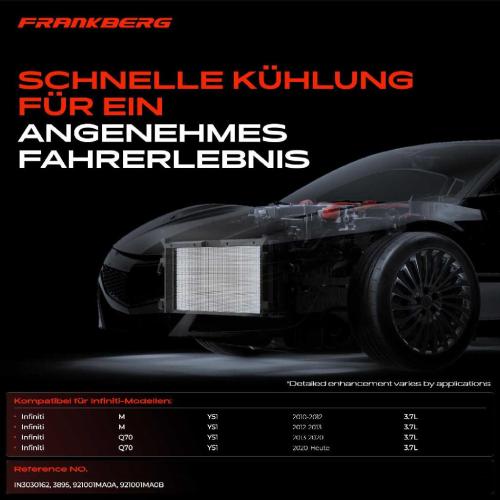Frankberg 1x Kondensator Klimaanlage für Infiniti Q70 M Y51 Bj ab 2010 Bild Frankberg 1x Kondensator Klimaanlage für Infiniti Q70 M Y51 Bj ab 2010