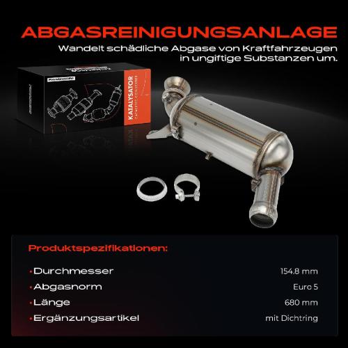 1x Partikelfilter für Mercedes-Benz W204 S204 W212 S212 Bild 1x Partikelfilter für Mercedes-Benz W204 S204 W212 S212