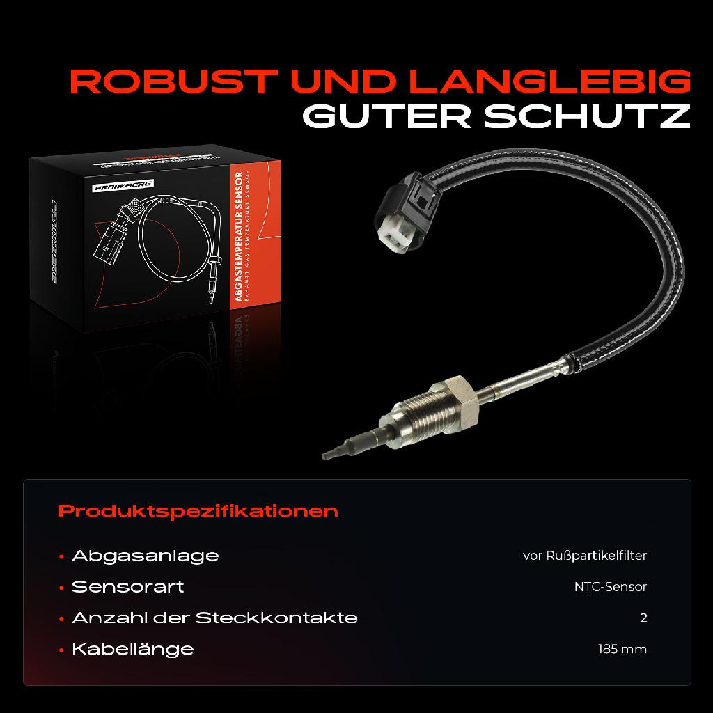 1x Abgastemperatursensor für BMW E90 E91 E60 E61 E83 E70 E71 2003-2014
