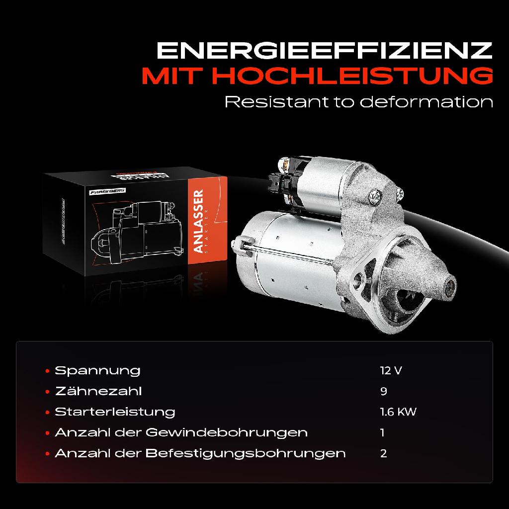 1x Anlasser Starter für Toyota Auris Avensis Liftback Station Wagon Stufenheck Celica Corolla Compact Kombi