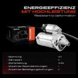 1x Anlasser Starter für Toyota Auris Avensis Liftback Station Wagon Stufenheck Celica Corolla Compact Kombi