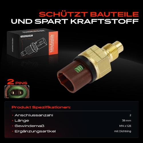 Frankberg 1x Kühlmitteltemperatur Sensor Temperatursensor für Renault 19 I Cabriolet 21 Kombi Clio II Kangoo Megane I Bild Frankberg 1x Kühlmitteltemperatur Sensor Temperatursensor für Renault 19 I Cabriolet 21 Kombi Clio II Kangoo Megane I