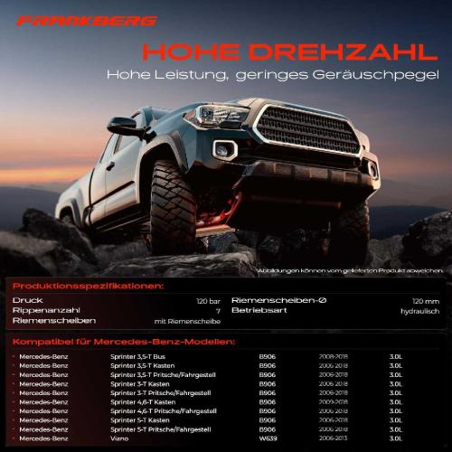 1x Servopumpe hydraulisch für Mercedes Sprinter 3,5-T Sprinter 4,6-T B906 Bild 1x Servopumpe hydraulisch für Mercedes Sprinter 3,5-T Sprinter 4,6-T B906