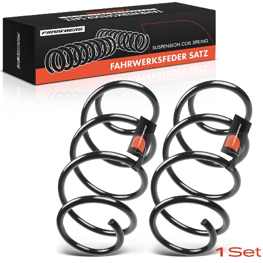 Frankberg 2x Fahrwerksfeder Vorderachse für Renault Laguna III BT0/1 KT0/1 2007-2015
