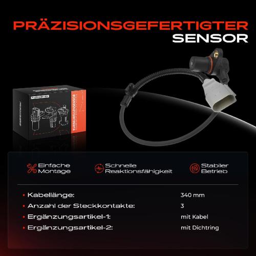 1x Kurbelwellensensor Impulsgeber für VW Golf IV V Passat Audi A3 A4 A6 Bild 1x Kurbelwellensensor Impulsgeber für VW Golf IV V Passat Audi A3 A4 A6