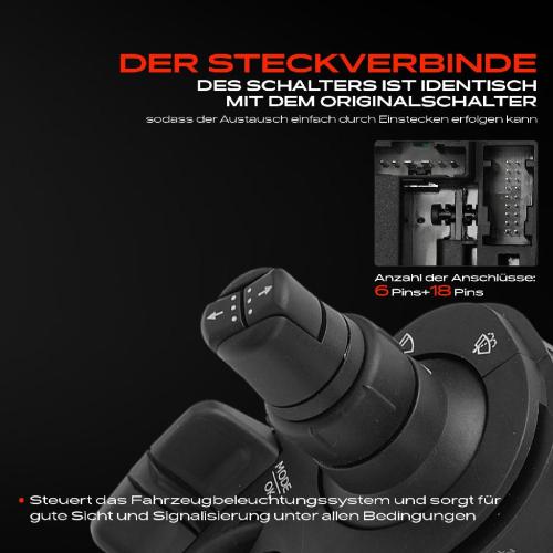 1x Kombischalter Lenkstockschalter für Renault Clio III BR0/1 KR0/1 Kangoo KW0/1 F/JP0 Bild 1x Kombischalter Lenkstockschalter für Renault Clio III BR0/1 KR0/1 Kangoo KW0/1 F/JP0
