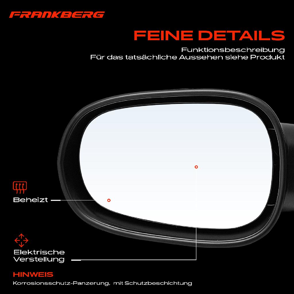 1x Außenspiegel Links für Dacia Renault Logan I LS Bj ab 2004