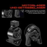 2x Motorlager Getriebelagerlager Links für Hyundai Santa Fé II CM KIA Sorento II XM