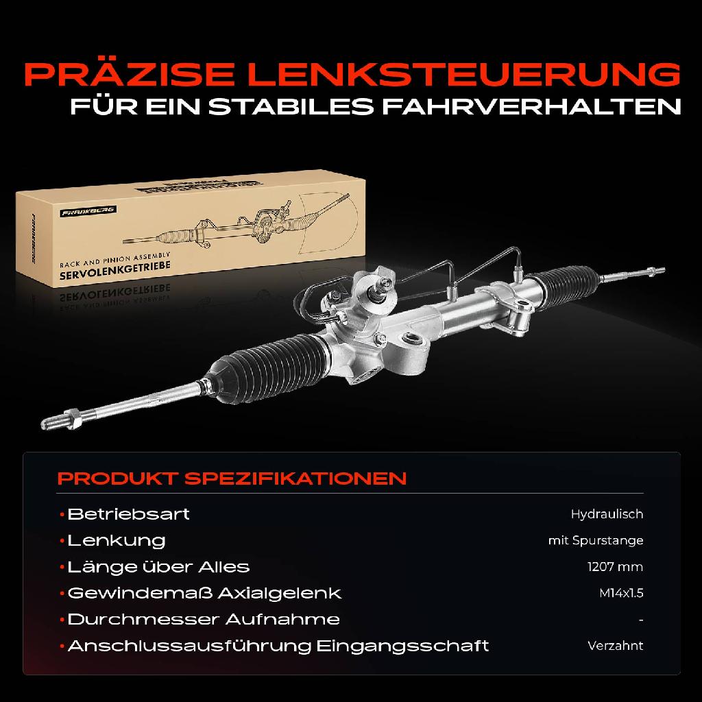 1x Lenkgetriebe Servolenkgetriebe für Nissan Primera P12 WP12 Hatchback Kombi 2002-2008