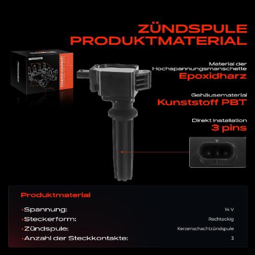 1x Zündmodul Zündspule für Ford Focus III Stufenheck Turnier Galaxy Mondeo IV V Schrägheck S-Max FORD USA Bild 1x Zündmodul Zündspule für Ford Focus III Stufenheck Turnier Galaxy Mondeo IV V Schrägheck S-Max FORD USA