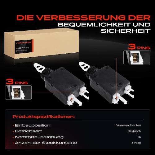 2x Türschloss Vorne für Peugeot 1007 KM 1.4L 1.6L 2005-2014 Bild 2x Türschloss Vorne für Peugeot 1007 KM 1.4L 1.6L 2005-2014