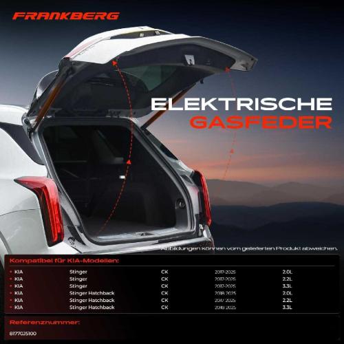 1x Gasfeder Elektrisch Heckklappe Hinten Links für KIA Stinger Hatchback Van CK Bild 1x Gasfeder Elektrisch Heckklappe Hinten Links für KIA Stinger Hatchback Van CK