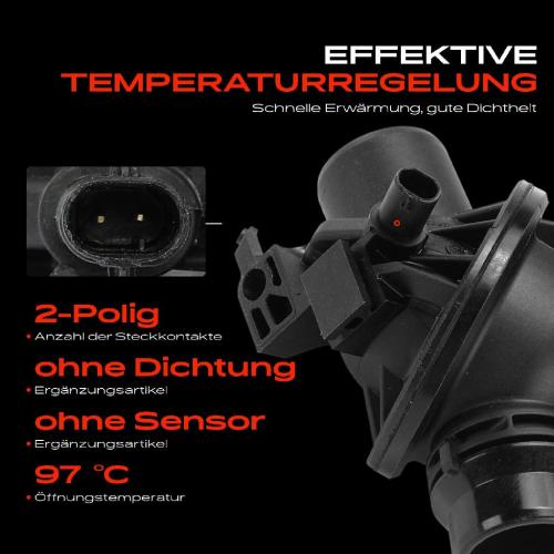 1x Thermostat Kühlmittel für BMW 5er F10 F18 F11 F11 523i 528i 530i 7er F01 F02 F03 Bild 1x Thermostat Kühlmittel für BMW 5er F10 F18 F11 F11 523i 528i 530i 7er F01 F02 F03