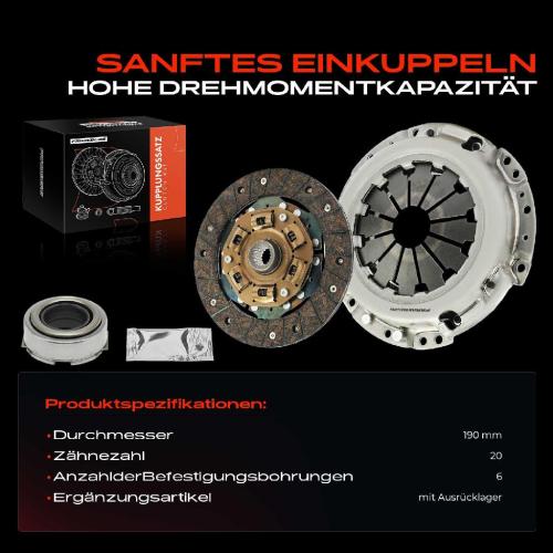 1x Kupplungssatz für Suzuki Jimny Geländewagen Geschlossen SN Jimny Geländewagen Offen 1.3L Bild 1x Kupplungssatz für Suzuki Jimny Geländewagen Geschlossen SN Jimny Geländewagen Offen 1.3L