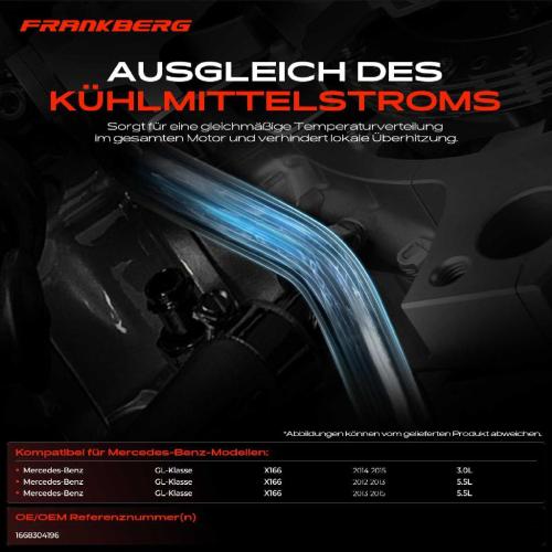 1x Kühlerschlauch Wasserschlauch für Mercedes-Benz GL-Klasse X166 2012-2015 Bild 1x Kühlerschlauch Wasserschlauch für Mercedes-Benz GL-Klasse X166 2012-2015