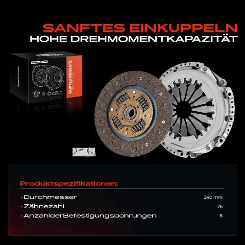 1x Kupplungssatz für Mercedes-Benz Sprinter 2-T Bus B901 B902 B903 B904 Sprinter 4-T 5-T B905 Bild 1x Kupplungssatz für Mercedes-Benz Sprinter 2-T Bus B901 B902 B903 B904 Sprinter 4-T 5-T B905