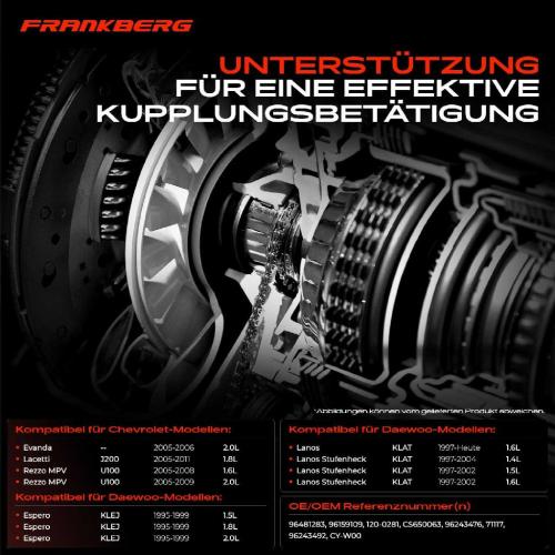 1x Kupplungsnehmerzylinder für Chevrolet Lacetti Evanda Daewoo Espero Lanos Nubira Bild 1x Kupplungsnehmerzylinder für Chevrolet Lacetti Evanda Daewoo Espero Lanos Nubira