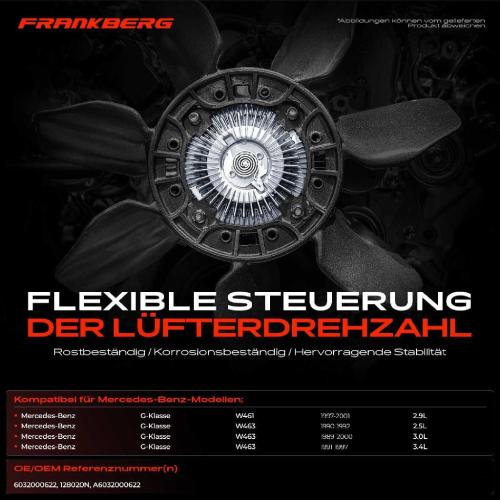 1x Lüfterkupplung Kühlerlüfte für Mercedes-Benz G-Klasse W461 W463 Bild 1x Lüfterkupplung Kühlerlüfte für Mercedes-Benz G-Klasse W461 W463