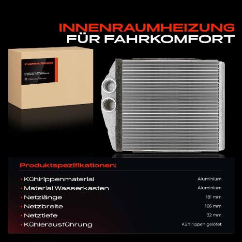 1x Wärmetauscher Innenraumheizung für Saab 9-3 9-3X Opel Cadillac Fiat Vauxhall Bild 1x Wärmetauscher Innenraumheizung für Saab 9-3 9-3X Opel Cadillac Fiat Vauxhall