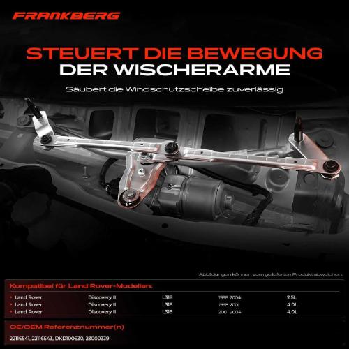1x Wischergestänge Vorne für Land Rover Discovery II L318 LT 1998-2004 Bild 1x Wischergestänge Vorne für Land Rover Discovery II L318 LT 1998-2004
