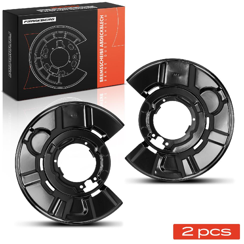 Frankberg 2x Ankerblech Bremsscheibe Hinterachse Beidseitig für BMW E90 F30 F80 E91 E92 E93 330i 335d