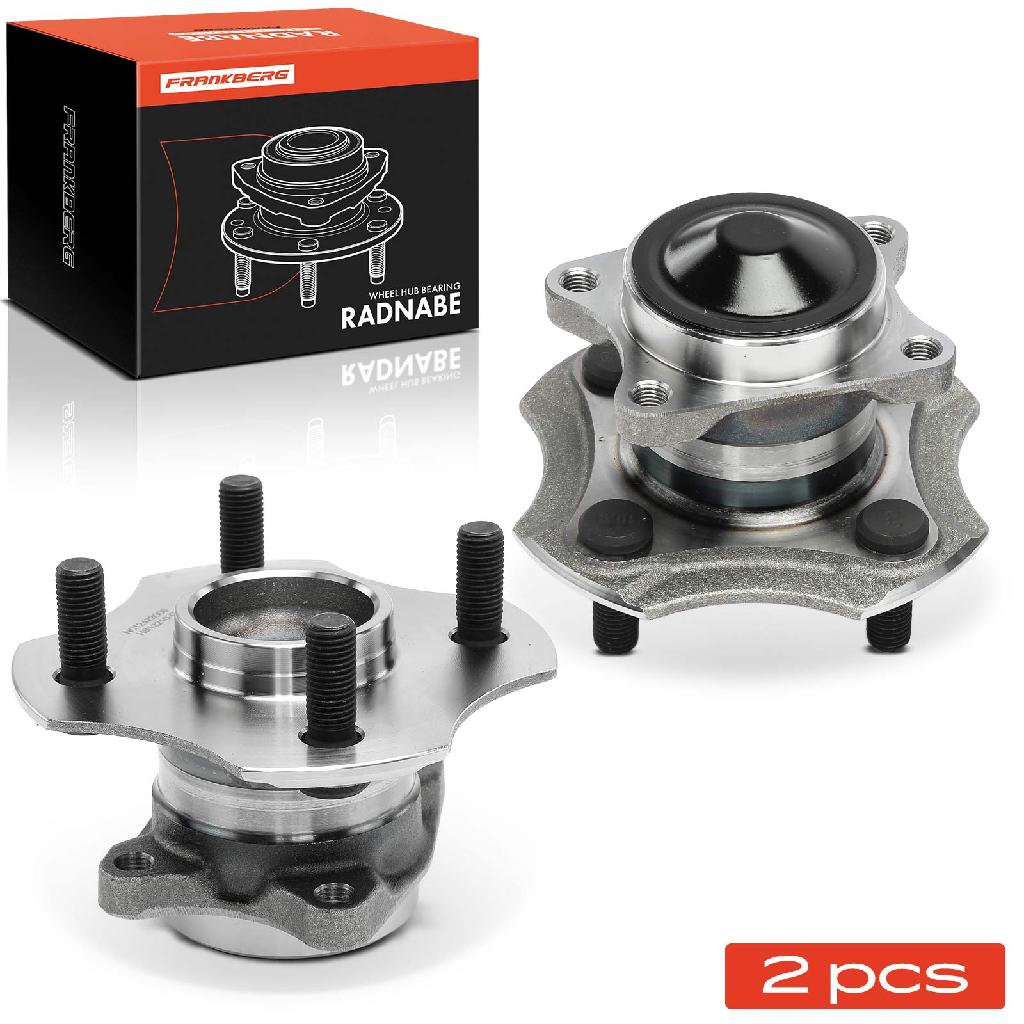 Frankberg 2x Radnabe Radlagersatz Hinterachse beidseitig für Toyota Yaris Verso 1.0L 1.3L 1.4L 1.5L 1999-2005