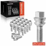 Frankberg 20x Radschraube für VW Touareg Transporter T5 Multivan Audi Q7 Porsche