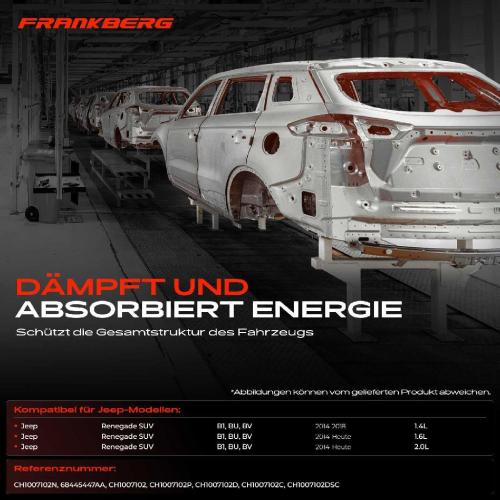 1x Stossfänger Stoßstangenträger für Jeep Renegade SUV B1 BU Bild 1x Stossfänger Stoßstangenträger für Jeep Renegade SUV B1 BU