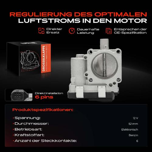 1x Drosselklappe Drosselklappenstutzen für VW Golf VI VII Passat Audi A3 Seat Skoda Bild 1x Drosselklappe Drosselklappenstutzen für VW Golf VI VII Passat Audi A3 Seat Skoda