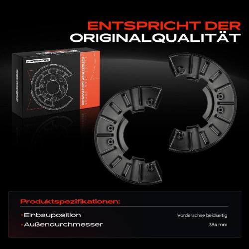 Frankberg 2x Ankerblech Bremsscheibe Vorderachse Beidseitig für VW Touareg 7L6 7L7 7LA 7P5 7P6 Audi Q7 4LB Bild Frankberg 2x Ankerblech Bremsscheibe Vorderachse Beidseitig für VW Touareg 7L6 7L7 7LA 7P5 7P6 Audi Q7 4LB
