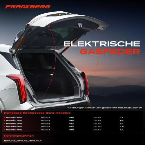 1x Gasfeder Elektrisch Heckklappe Hinten Rechts für Mercedes-Benz M-Klasse W166 2011-2015 Bild 1x Gasfeder Elektrisch Heckklappe Hinten Rechts für Mercedes-Benz M-Klasse W166 2011-2015
