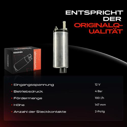 Frankberg 1x Kraftstoffpumpe für Audi 100 Avant 443 444 4A2 445 446 4A5 200 Avant 447 448 80 Avant 8C2 8C5 A4 Bild Frankberg 1x Kraftstoffpumpe für Audi 100 Avant 443 444 4A2 445 446 4A5 200 Avant 447 448 80 Avant 8C2 8C5 A4