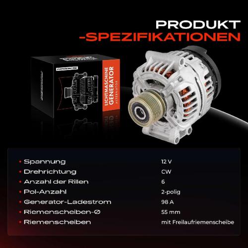 Frankberg 1x Lichtmaschine Generator für Renault Clio 2 Scénic Megane Laguna Dacia Logan Bild Frankberg 1x Lichtmaschine Generator für Renault Clio 2 Scénic Megane Laguna Dacia Logan