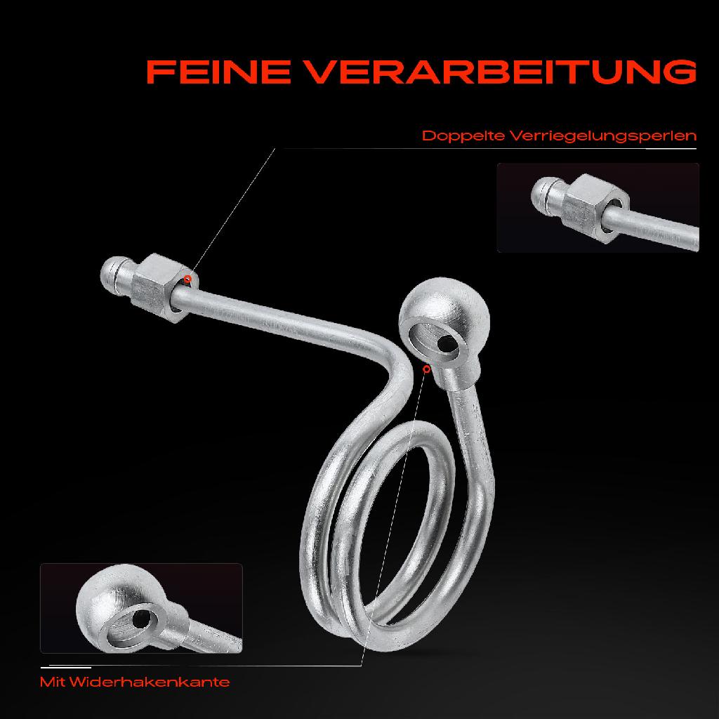 1x Servolenkung Schlauch für Audi A4 800 8EC B7 A4 Cabriolet 8H7 A4 Avant 8E5 B6