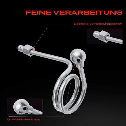 1x Servolenkung Schlauch für Audi A4 800 8EC B7 A4 Cabriolet 8H7 A4 Avant 8E5 B6 Bild 1x Servolenkung Schlauch für Audi A4 800 8EC B7 A4 Cabriolet 8H7 A4 Avant 8E5 B6