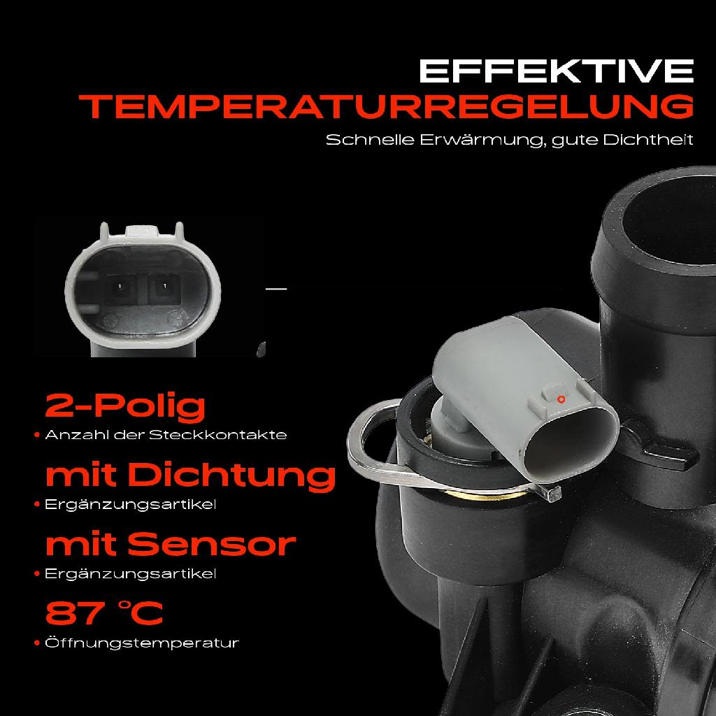 1x Thermostat Kühlmittel für Mercedes-Benz A-Klasse W169 A 150 B-Klasse W245 B 150