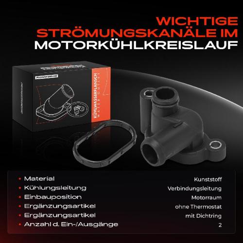 1x Kühlmittelflansch Wasserauslass für VW Touareg Audi A4 8K5 B8 A6 4G5 4GD Q5 3.0L Bild 1x Kühlmittelflansch Wasserauslass für VW Touareg Audi A4 8K5 B8 A6 4G5 4GD Q5 3.0L