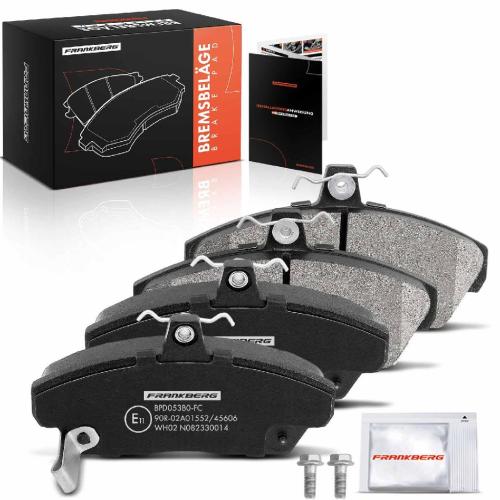 4x Bremsbeläge Vorderachse für Honda Civic VI Aerodeck Fastback Hatchback VII Coupe Stufenheck Concerto Bild 4x Bremsbeläge Vorderachse für Honda Civic VI Aerodeck Fastback Hatchback VII Coupe Stufenheck Concerto