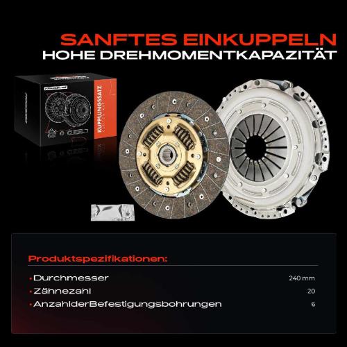 1x Kupplungssatz für Jeep Cherokee KL 2.0L 2014-2018 Bild 1x Kupplungssatz für Jeep Cherokee KL 2.0L 2014-2018