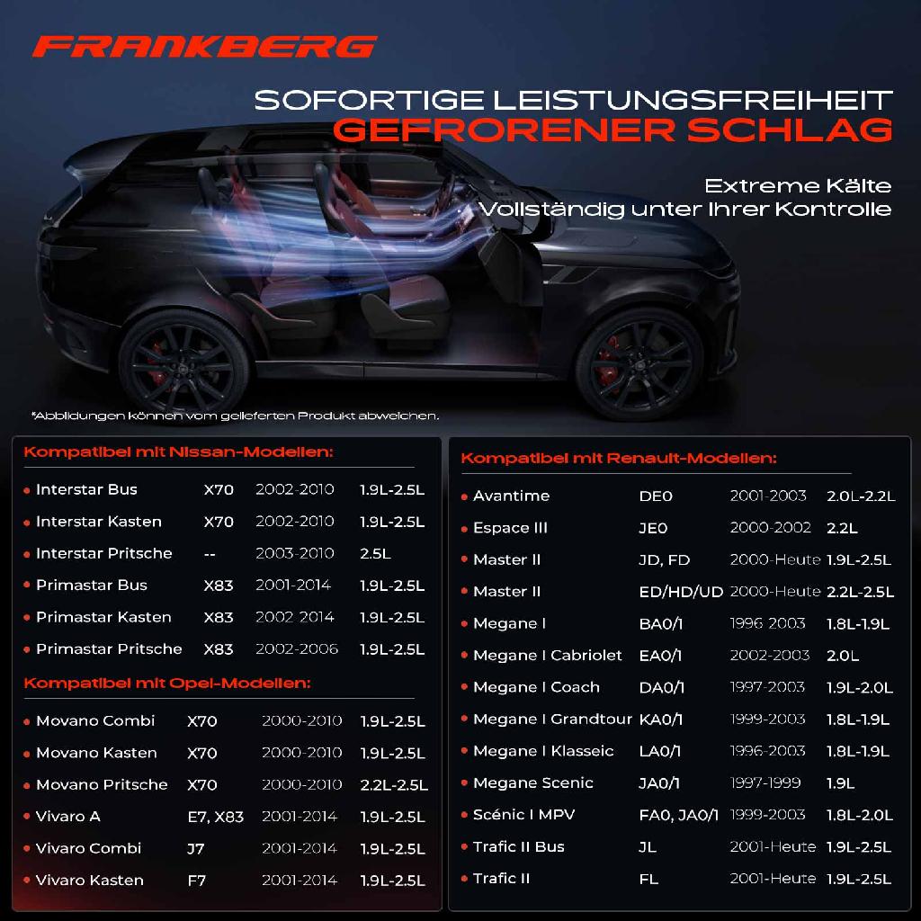 1x Klimakompressor für Opel Movano Vivaro Nissan Interstar Primastar Renault