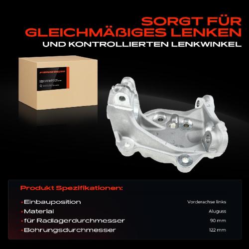 1x Achsschenkel Radaufhängung Vorderachse Links für BMW E81 E82 E87 E88 E90 E91 E92 E89 Bild 1x Achsschenkel Radaufhängung Vorderachse Links für BMW E81 E82 E87 E88 E90 E91 E92 E89