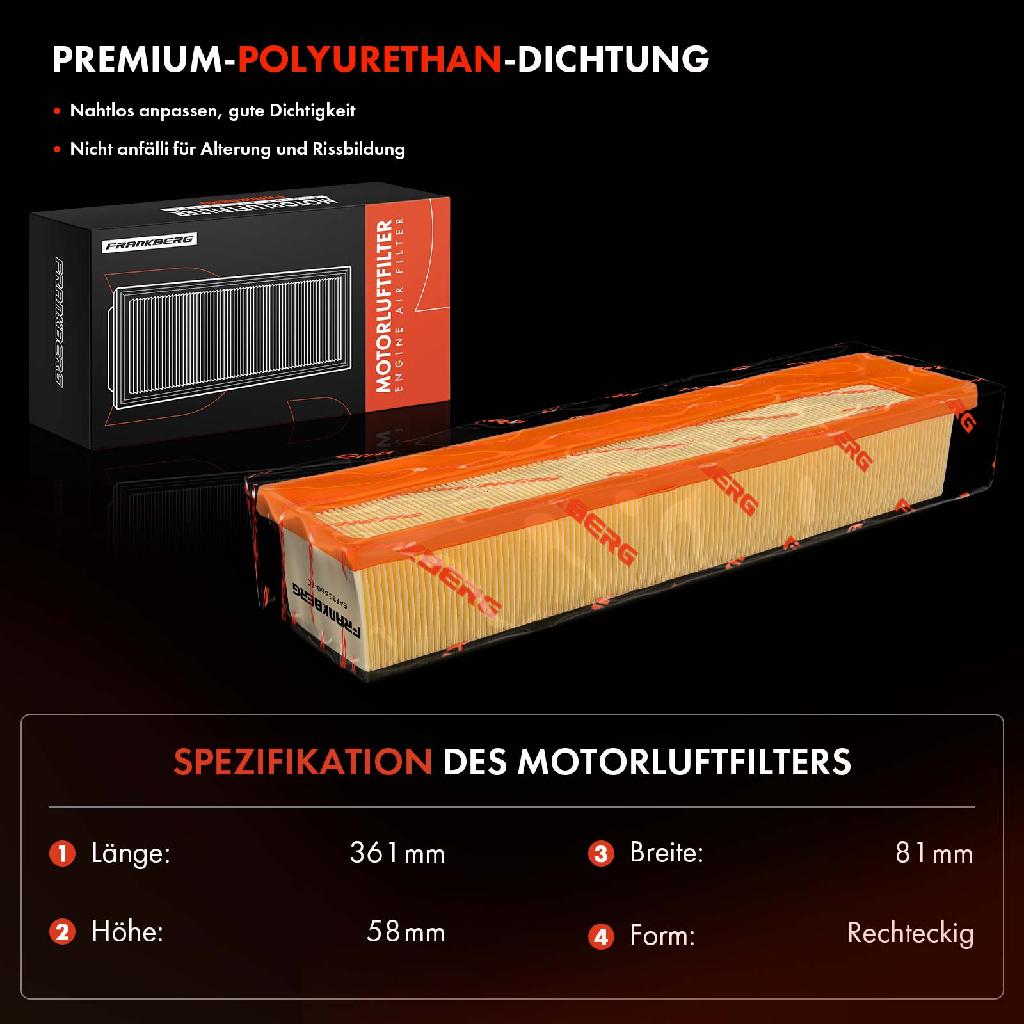 1x Luftfilter Filtereinsatz für Renault Clio 2 3 Kangoo Twingo Thalia Dacia Logan Sandero 1.2 1.6