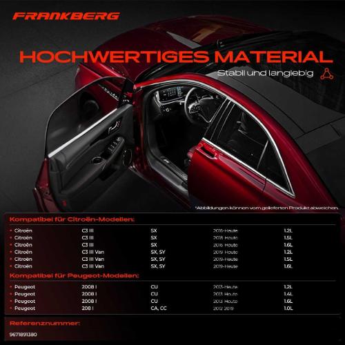 1x Türfeststeller Türfangband Türstopper Vorne für Citroën C3 III Van SY SX Bj ab 2016 Bild 1x Türfeststeller Türfangband Türstopper Vorne für Citroën C3 III Van SY SX Bj ab 2016