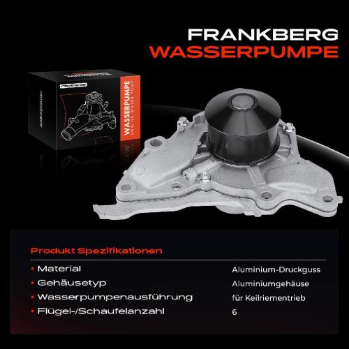 1x Wasserpumpe Kühlwasserpumpe für Hyundai XG 300 350 KIA Opirus GH Bild 1x Wasserpumpe Kühlwasserpumpe für Hyundai XG 300 350 KIA Opirus GH