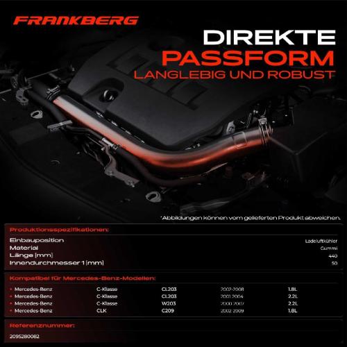 1x Kühlerschlauch Turboschlauch für Mercedes-Benz C-Klasse W203 C-Klasse Coupe CL203 CLK C209 Bild 1x Kühlerschlauch Turboschlauch für Mercedes-Benz C-Klasse W203 C-Klasse Coupe CL203 CLK C209