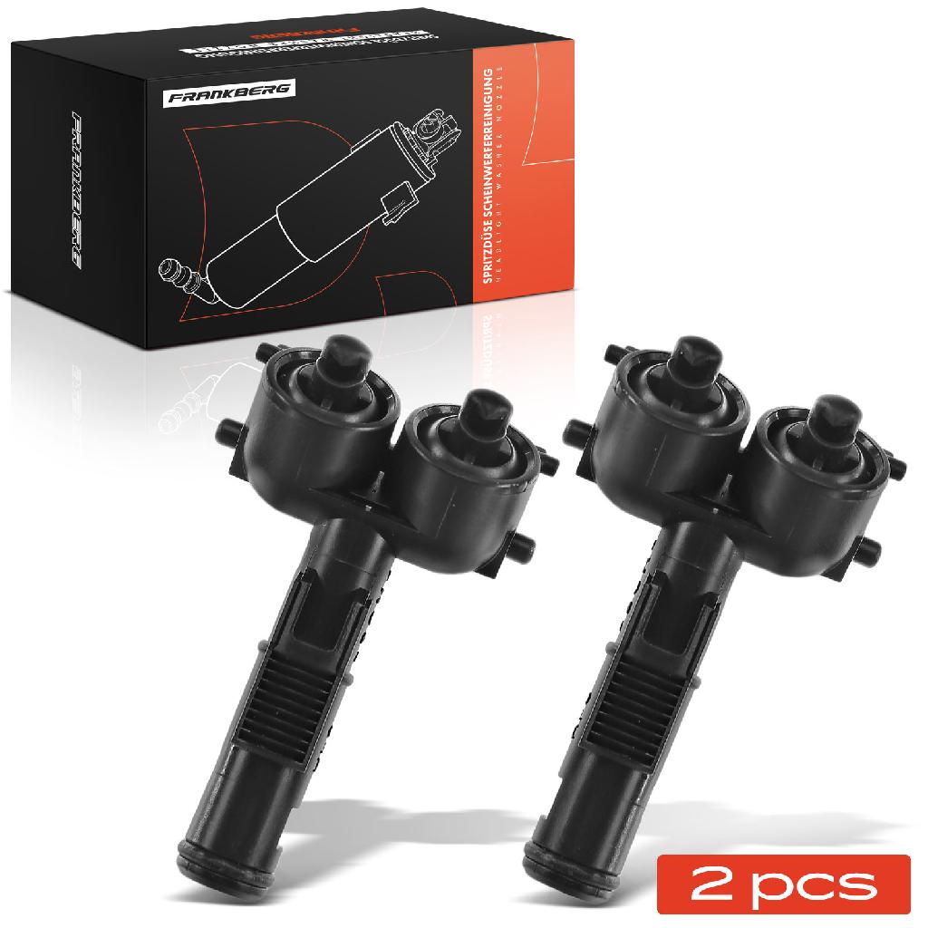 2x Scheinwerferreinigung Waschwasserdüse Vorderachse für VW Touareg 7LA 7L6 7L7 2007-2010
