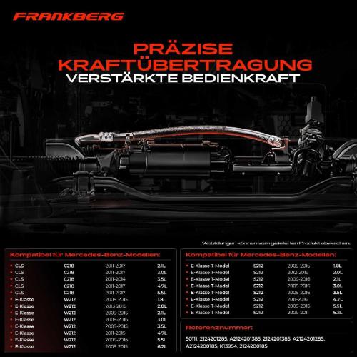 1x Seilzug Feststellbremse Hinterachse beidseitig für Mercedes-Benz E-Class W212 CLS C-Class Bild 1x Seilzug Feststellbremse Hinterachse beidseitig für Mercedes-Benz E-Class W212 CLS C-Class