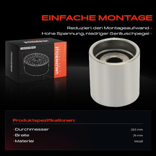 1x Umlenkrolle Führungsrolle für VW Golf Polo Audi A4 8D A6 80 Ford Seat Bild 1x Umlenkrolle Führungsrolle für VW Golf Polo Audi A4 8D A6 80 Ford Seat