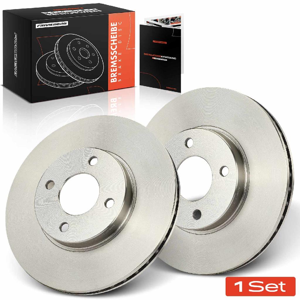 2x Bremsscheiben Vorderachse für Nissan Micra IV K13K K13KK Note E12 1.2L 1.5L Bj ab 2010