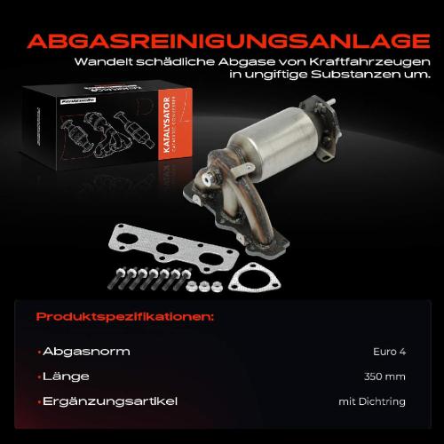 1x Krümmerkatalysator für VW Polo 9A 9N Seat Cordoba Skoda Fabia I 6Y 2002-2004 Bild 1x Krümmerkatalysator für VW Polo 9A 9N Seat Cordoba Skoda Fabia I 6Y 2002-2004